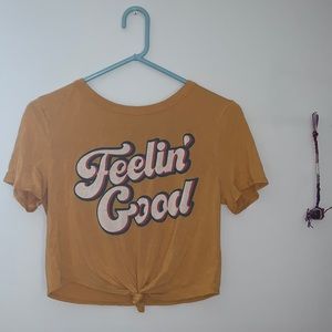 Yellow Feelin’ Good shirt Girls: Medium